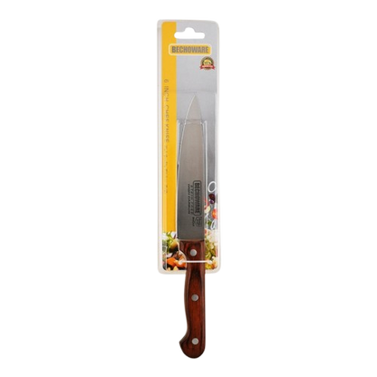 Bechoware Chef Knife - Silver/Brown, 6-inch