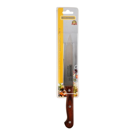 Bechoware Chef Knife - Silver/Brown, 6-inch