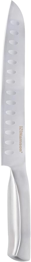 Namson Santoku Knife 7-Inch Stainless Steel Blade, 2.5mm Thick, Hollow Handle – Ultra-Sharp Chef Knife for Chopping, Slicing and Dicing