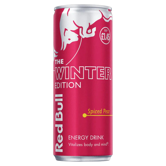 Red Bull The Winter Edition Spiced Pear Energy Drink, 250ml