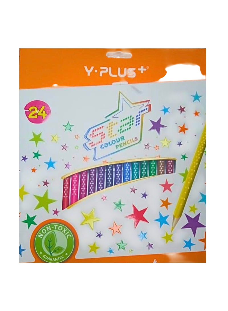 Y-Plus Colour Pencils 230200, 24 Pieces