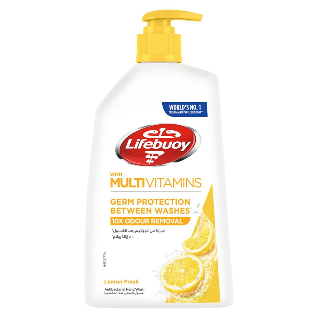 Lifebuoy Antibacterial Liquid Hand Wash Lemon Fresh Scent, 500ml