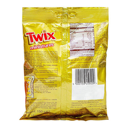 Twix Miniatures Chocolate Bag, 150g