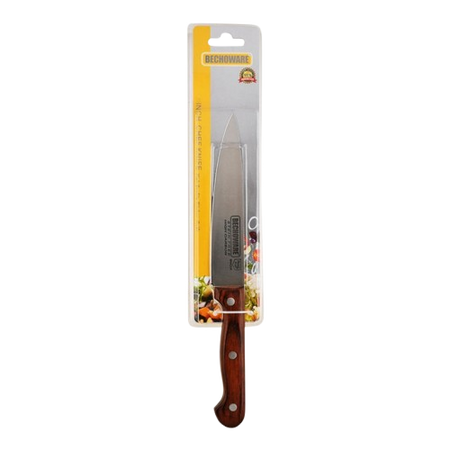 Bechoware Chef Knife - Silver/Brown, 10-inch