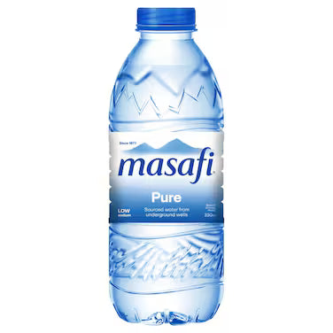 Masafi Pure Low Sodium Natural Water 330 ml x 12 Pcs