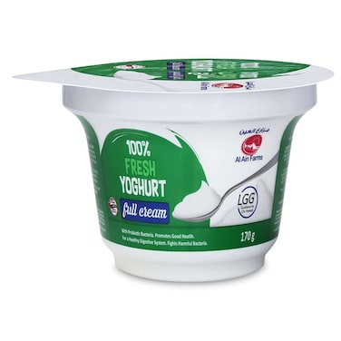 Al Ain Farms Full Cream Fresh Yoghurt, 170g