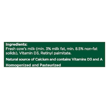 Al Rawabi Full Cream Fresh Milk, 2L