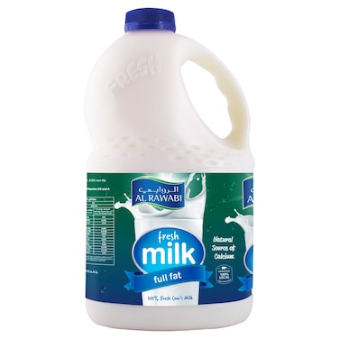 Al Rawabi Full Cream Fresh Milk, 2L