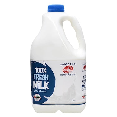 Al Ain Farms Full Cream Fresh Milk, 2L