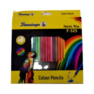Flamingo F-525 Color Pencil, 24 Pieces