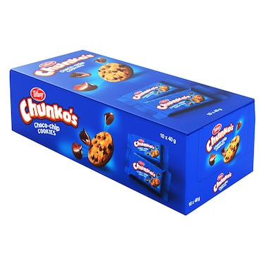 Tiffany Chunko's Chocolate Choco-Chip Cookies, 10x40g