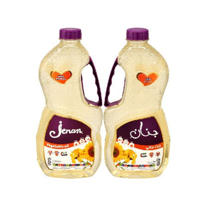 Jenan Vegetable Cooking Oil, 2x1.5L