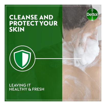 Dettol Hydra Cool Anti-Bacterial Bar Soap Cucumber & Icy Menthol Scent Value Pack 4 x 165 g