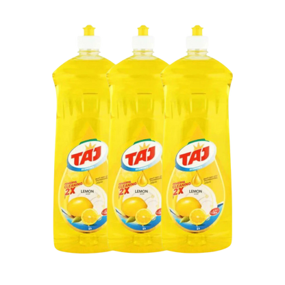 Taj Dish Wash Lemon Scent, 3x1L