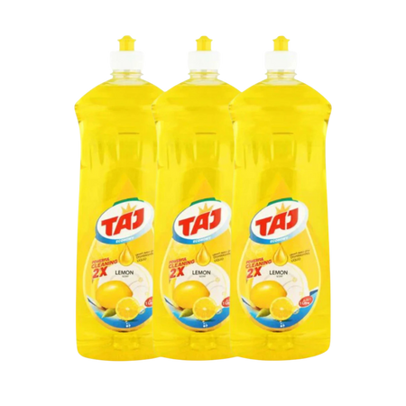 Taj Dish Wash Lemon Scent, 3x1L