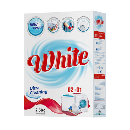 White 2 in 1 ULa Cleaning, 2.5kg