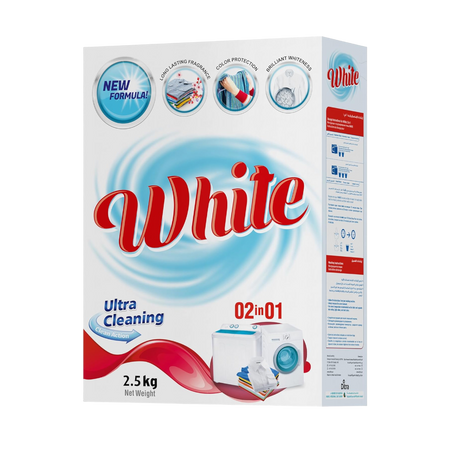 White 2 in 1 ULa Cleaning, 2.5kg