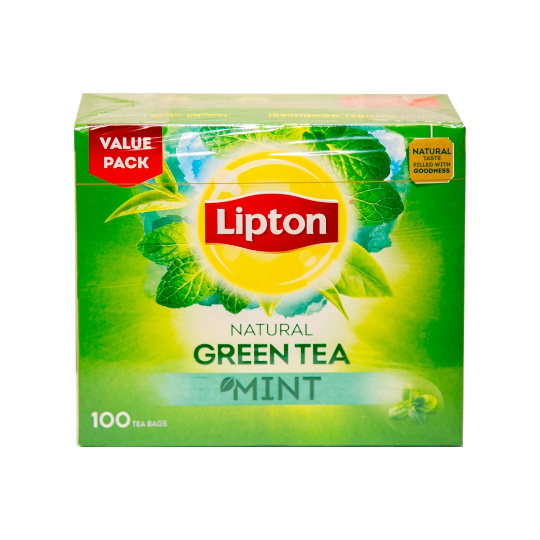 Lipton Mint Green Tea Bags, 50x1.3g