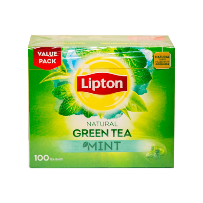 Lipton Mint Green Tea Bags, 50x1.3g