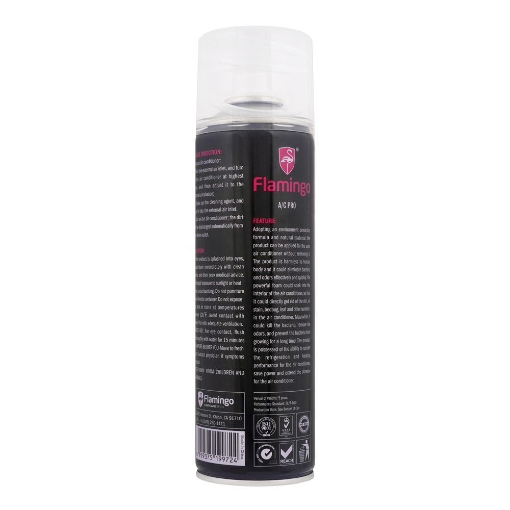 Flamingo A/C Pro Air Conditioner Cleaner F020, 500ml