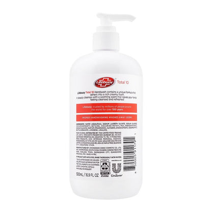 Lifebuoy Total 10 Antibacterial Liquid Hand Wash, 500ml