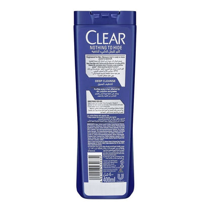 Clear Men Anti-Dandruff Deep Cleanse Shampoo, 400ml