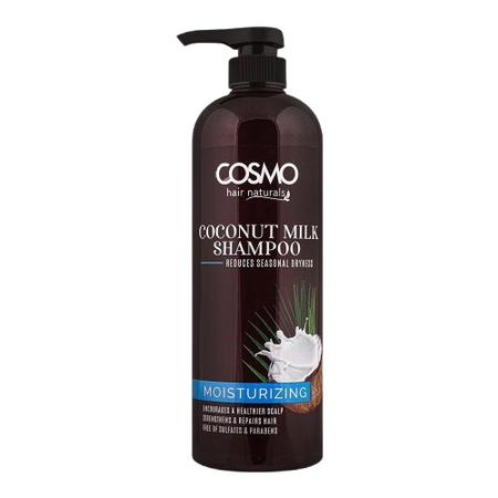 Cosmo Hair Naturals Coconut Milk Shampoo Moisturizing, 1000ml