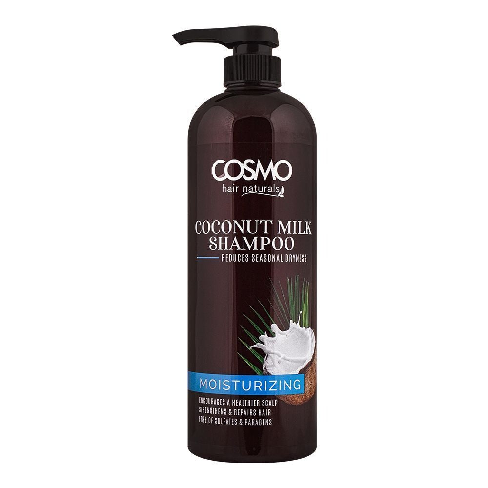 Cosmo Hair Naturals Coconut Milk Shampoo Moisturizing, 1000ml