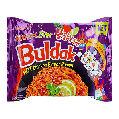 Samyang Buldak Habanero Lime, 5x135g