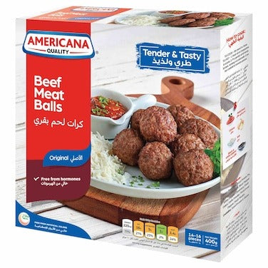 Americana Beef Meatball Packet, 400g
