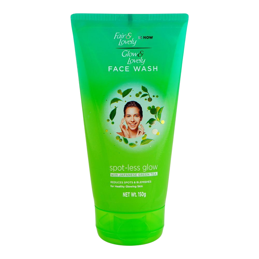 Fair & Lovely Spot Less Glow with Japanese Green Tea Face Wash, 2x150ml