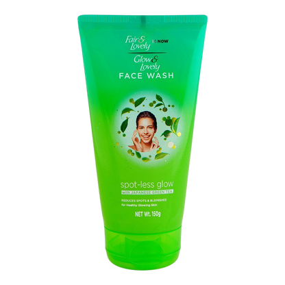 Fair & Lovely Spot Less Glow with Japanese Green Tea Face Wash, 2x150ml