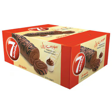 7 Days Jumbo Swiss Roll Filled with Cocoa, 55g