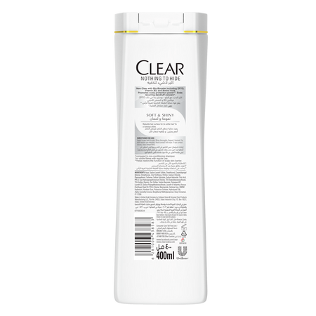 Clear Silk Proteins for Soft & Shiny Hair Anti-Dandfruff Shampoo, 180ml + Closeup Ever Fresh Red Hot Flavour Toothpaste, 25ml, 1 Bundle