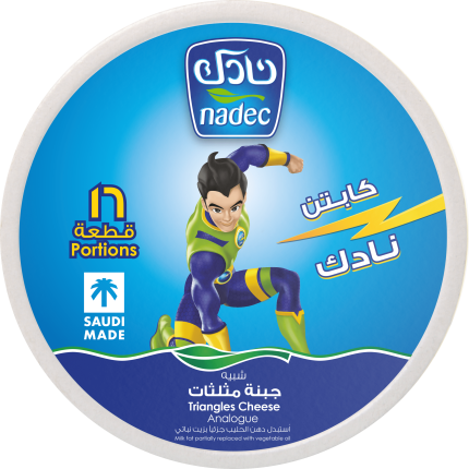 NADEC PORTION TRNGLE CHEESE 5x100gm