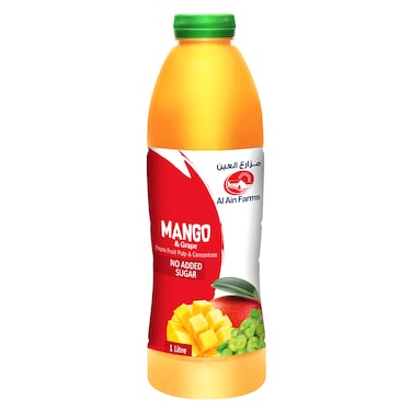 Al Ain Mango & Grape Nectar Juice, 1L