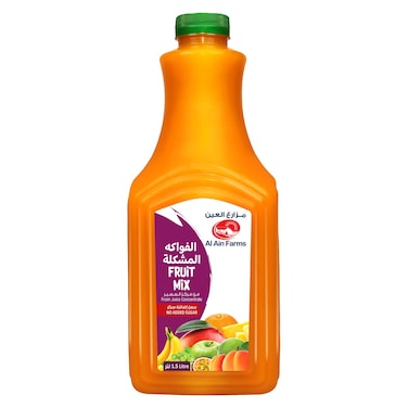 Al Ain Farms Mix Fruit Drink - No Added Sugar, 1.5L