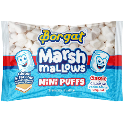 Borgat Vanilla White Original Mini Marshmallows, 300g