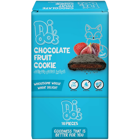 Dido's Chocolate Fruit Cookie, 16 Pieces, 256g