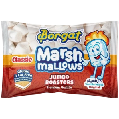 Borgat Vanilla White Original Jumbo Marshmallows, 300g