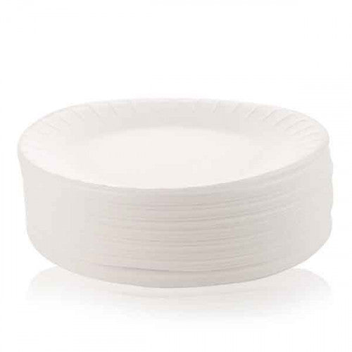 Fijipack Foam Plate 9, 25 Pieces