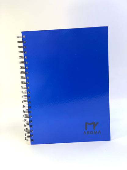 Aroma Blue Single Lined Notebook (100 Sheets), 1 Piece