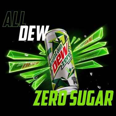 Mountain Dew Zero Sugar Cans, 330ml