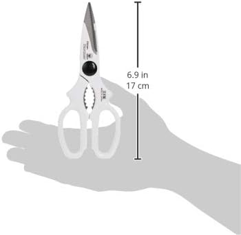 Kitchen Scissors KP-1500S | Stainless Steel Multipurpose Kitchen Shears | ABS Plastic Handle | Rustproof &amp; Extra Hardened Blades