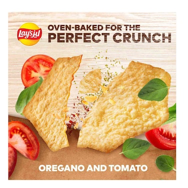 Lay's Forno Potato Chips Tomato & Oregano Flavor, 50g