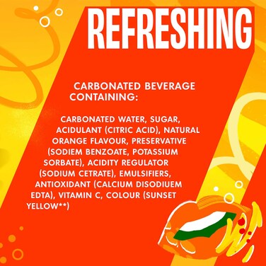 Mirinda Orange Soft Drink Can, 330ml