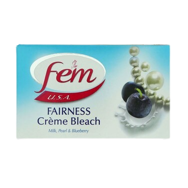 Fem U.S.A Milk, Pearl & Blueberry Creme Bleach, 100g