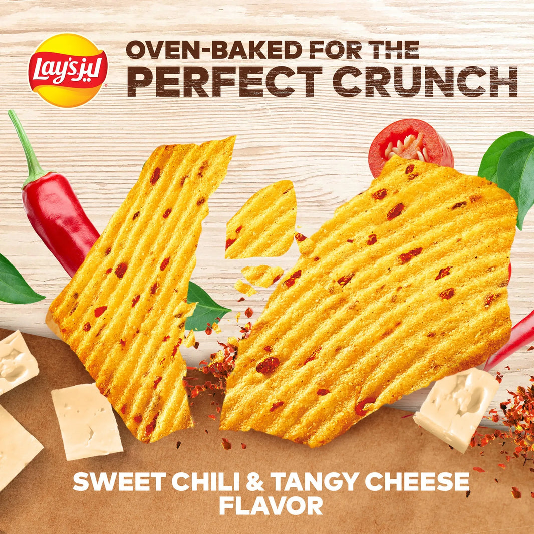 Lay's Forno Fusion Potato Chips Sweet Chilli Tangy Cheese Flavor, 50g