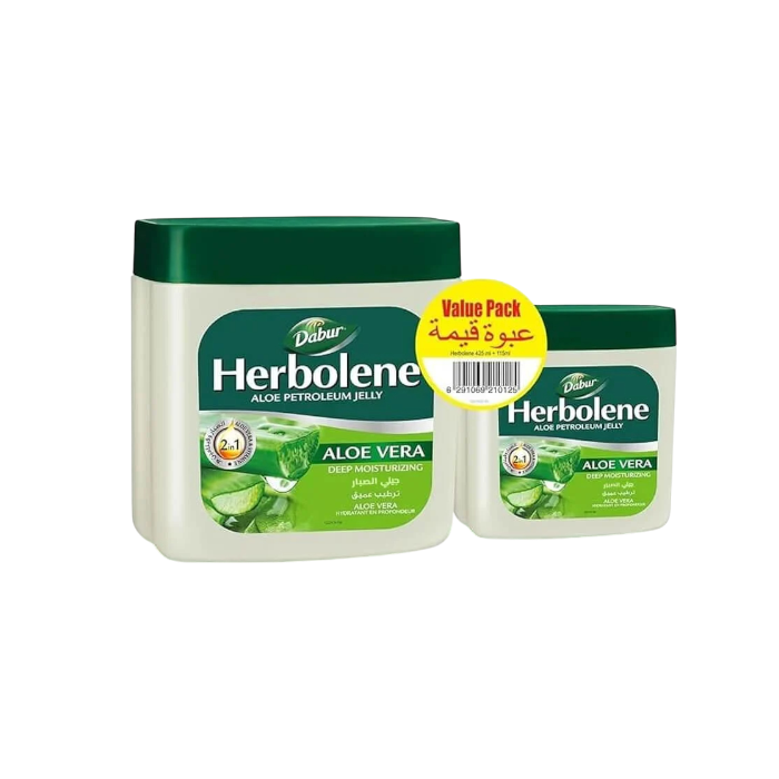 Dabur Herbolene Petroleum Jelly, 425ml+115ml