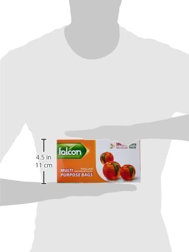 Falcon Bio-Degradable Pull & Cut Freezer Bag, 18x23cm (1 Pack x 300 Pieces)